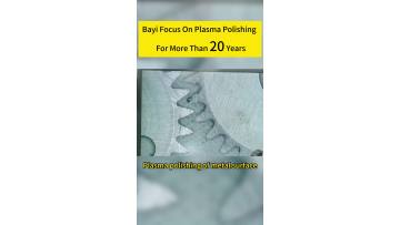 Plasma polishing equipment