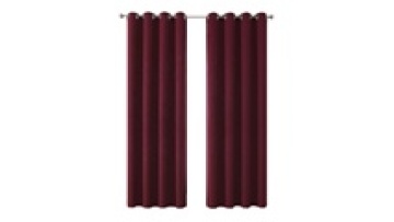 Simple Design Hotel Room Fancy Burgundy Modern Red Blackout Curtains1