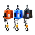 200KG Electric hoist Portable electric hand winch traction block electric steel wire rope lifting hoist towing rope 220V/110V