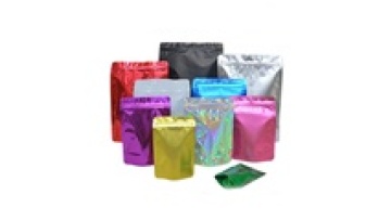 Custom print resealable matte black pink aluminum foil zip lock bolsa doypack sealed stand up zipper pouch bag for food package1