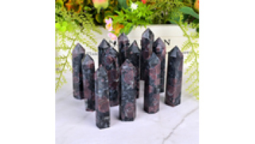 Wholesale Natural Crystal Healing Stone Tower Point Hand Polished Astrophyllite Tower for Decoration1