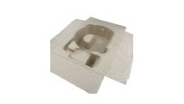 Pulp model packaging Biodegradable earphone packaging1