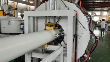 PVC pipe punching machine