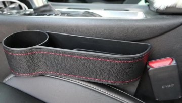 Hot Sale Car Interior Accessories PU Leather Auto Console Front Seat Gap Filler Organizer Multifunctional Car Seat Gap Organizer1