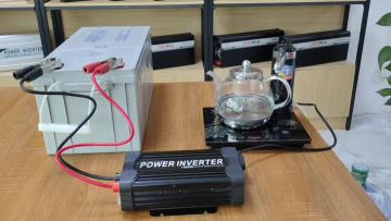 Inverter connected to kettle
