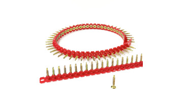 Collated Drywall Screws Zinc Yellow