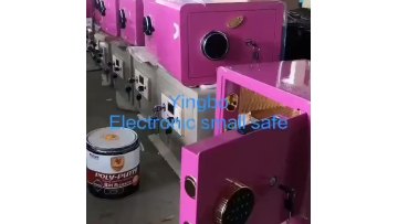 Yingbo Steel Hotel Safe Boxes Electronic Digital Solid Digital Password+ Key1