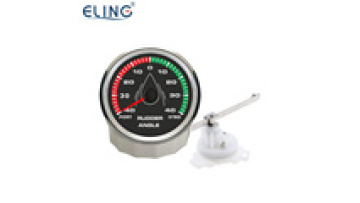 ELING 85mm Rudder Angle Indicator with Mating Sensor and 8-Color Backlight for Marine Vessels1