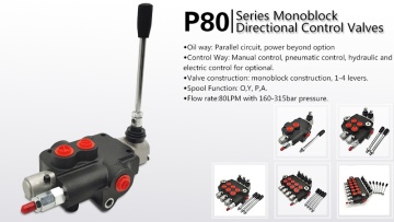 80 Liter One Spool Monoblock Control Valve