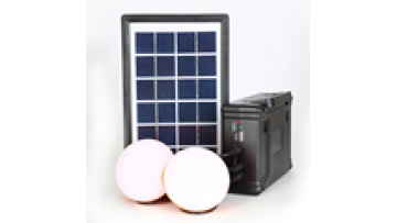 Portable power supply solar panel multi-function power kits emergency light solar light kit set for home1