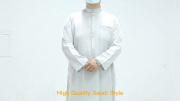 Islamic Clothing Wholesale Muslim Man Thobe Abaya Muslim Dresses Qamis Jilbab Jubba Man Thobe1