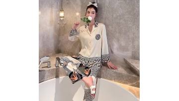 women's imitation silk pajamas
