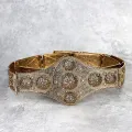Sunspicems Luxury Caucasus Belt for Women Metal Waistband Jewelry Adjustable Length Wedding Dress Caftan Waist Belt Chain Gift