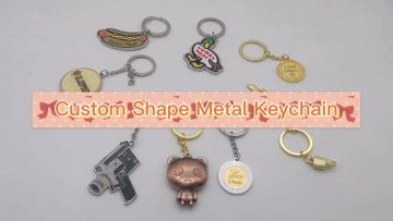 Custom Shape Metal Keychain