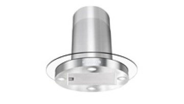Vented Exhaust Type Cooker Hood Tempered Glass Kitchen Vent ISLAND  Range Hood with Push Buttons1