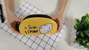Fruit alliance style canvas pencil bag