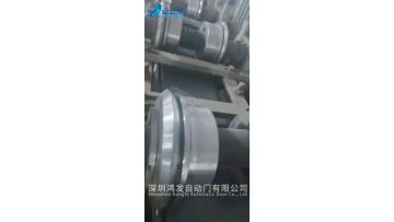 Spiral door panel forming 