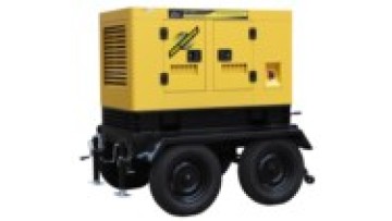 trailer type 10KVA 10KW 50hz 1500rpm 1 phase output type water cooled  small diesel generator1