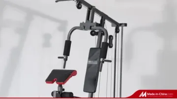 Multi Functional 1-Station Strength Fitness Equipment Home Gym with Chin up Power Rack1