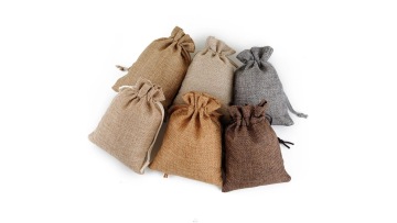 Promotion Small Burlap Fabric Gift Wrap Lightweight Gift Bags for Guest Party Weeding Birthday Christmas Santa Sack1