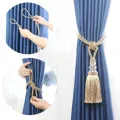 1Pc New Crystal Beaded Tassel Curtain Tieback Decorative Curtain Tie Home Decor Cord for Curtains Buckle Rope Room Accessories