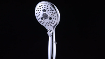 US Amazon new 6 settings high pressure handheld shower head with on off function1