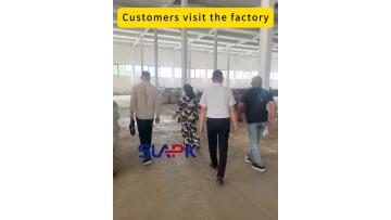 Customers visit the factory
