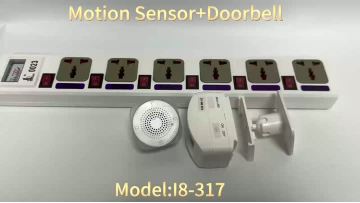 I8-317,PIR motion sensor wireless doorbell