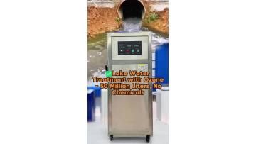 Large Volume Lake Water Treatment – Industrial Ozone System