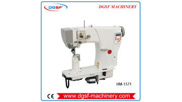 1571 Hot Sale Electronic Single Needle Post Bed Sewing Machine Lock Stitch Shoes Machine with Engine & Motor Core Components (1)