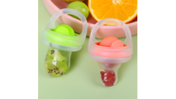 Reusable 4 Pcs Eco-Friendly BPA Free Soft Sensory Toys Baby Food Fruit Feeder Liquid Silicone Pacifier With PP Cover1