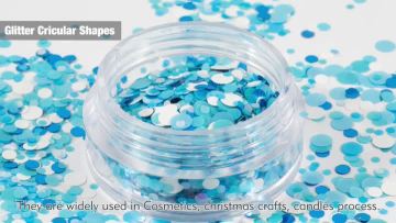 Glitter Cricular Shapes