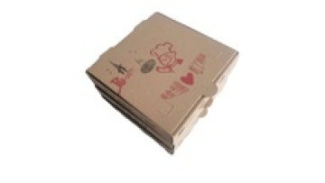 4-14 inch thickened pizza box, kraft paper corrugated pizza packing box1