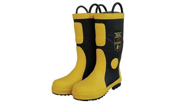 Hot sale safety shoes steel inner sole fire fighting rubber boots for protection1
