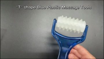 7.1T shape Pink Blue Plastic Massage Tools