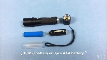 365nM 395nM Light Ultraviolet USB Rechargeable UV Flashlight with 18650 Battery1
