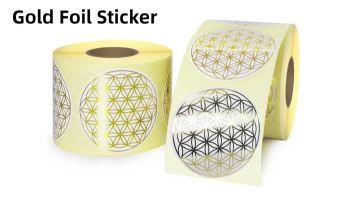 fosil label printed 