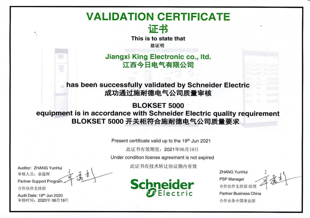 Schneider electric company quality audit