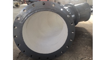 Ceramic patch wear-resistant pipe