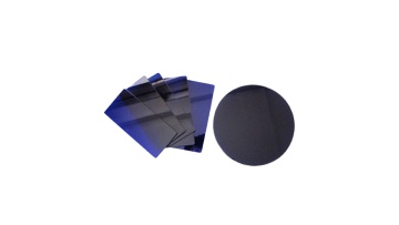 Blue Cobalt Glass Sheet Round or Square Optical Glass1