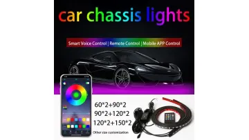 Vibrant APP-Controlled LED Strip Lights for Automotive Customization1