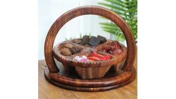 Creative Bamboo-Inspired Rattan Fruit Basket1