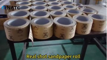 Sand paper roll