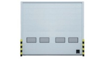 Safely automatic sectional industrial door electric sectional overhead door sectional door1