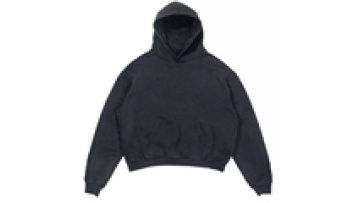 Factory Customized Printing Logo Heavy Cotton Design Double Layers Hood Cropped Raw Hem Custom Acid Wash Hoodies1