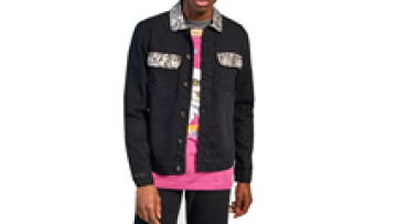 Ming Wei Custom Fashion Style Patchwork  The Grid Ripped Embroidery Letter Spot Denim Jean Jacket For Man1
