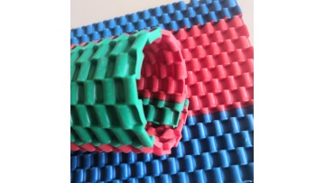Double Color Side PVC Chain Car Mat / Lock Mat1