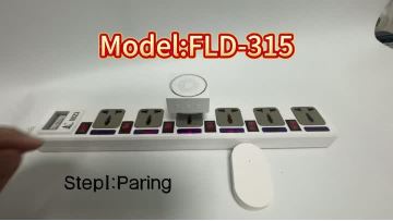 Modern Colorful LED Doorbell for Home Security