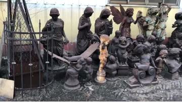 bronze statue