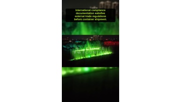 Solutions for adapting fountain artistic scheme and equipment configuration to fit customers unique waterfront site layout requirements